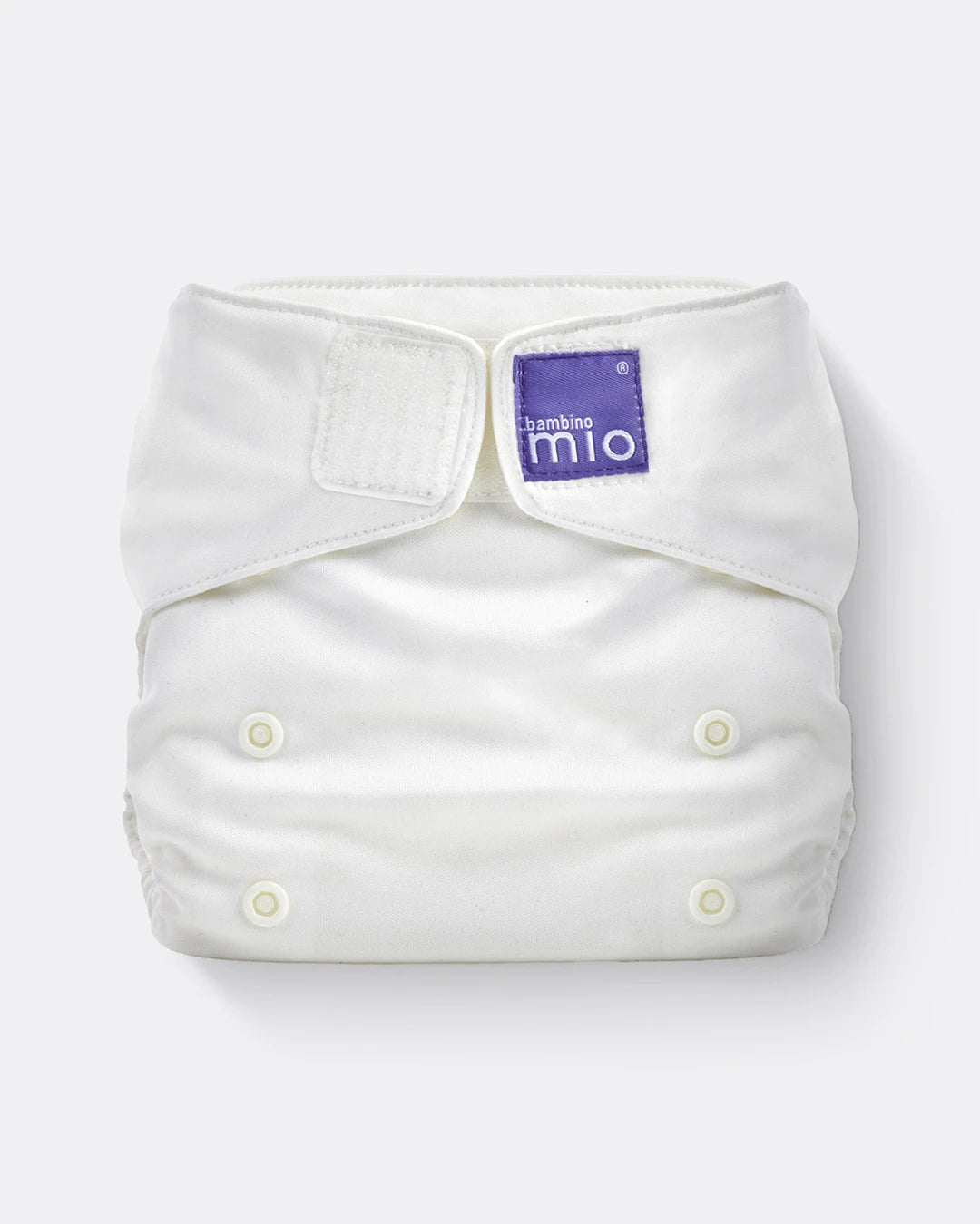The Miosolo Classic Reusable Diaper in Marshmallow - Bambino Mio (EU)