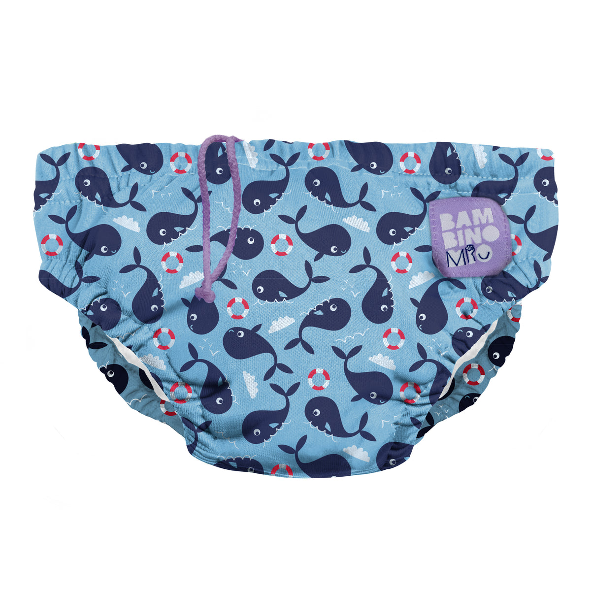 Reusable Swim Diaper in Whale Wharf - Bambino Mio (EU)