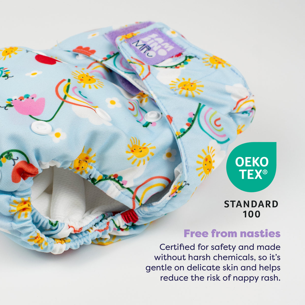 The Days-Out Reusable Diaper Bundle in Garden Party - Bambino Mio (EU)