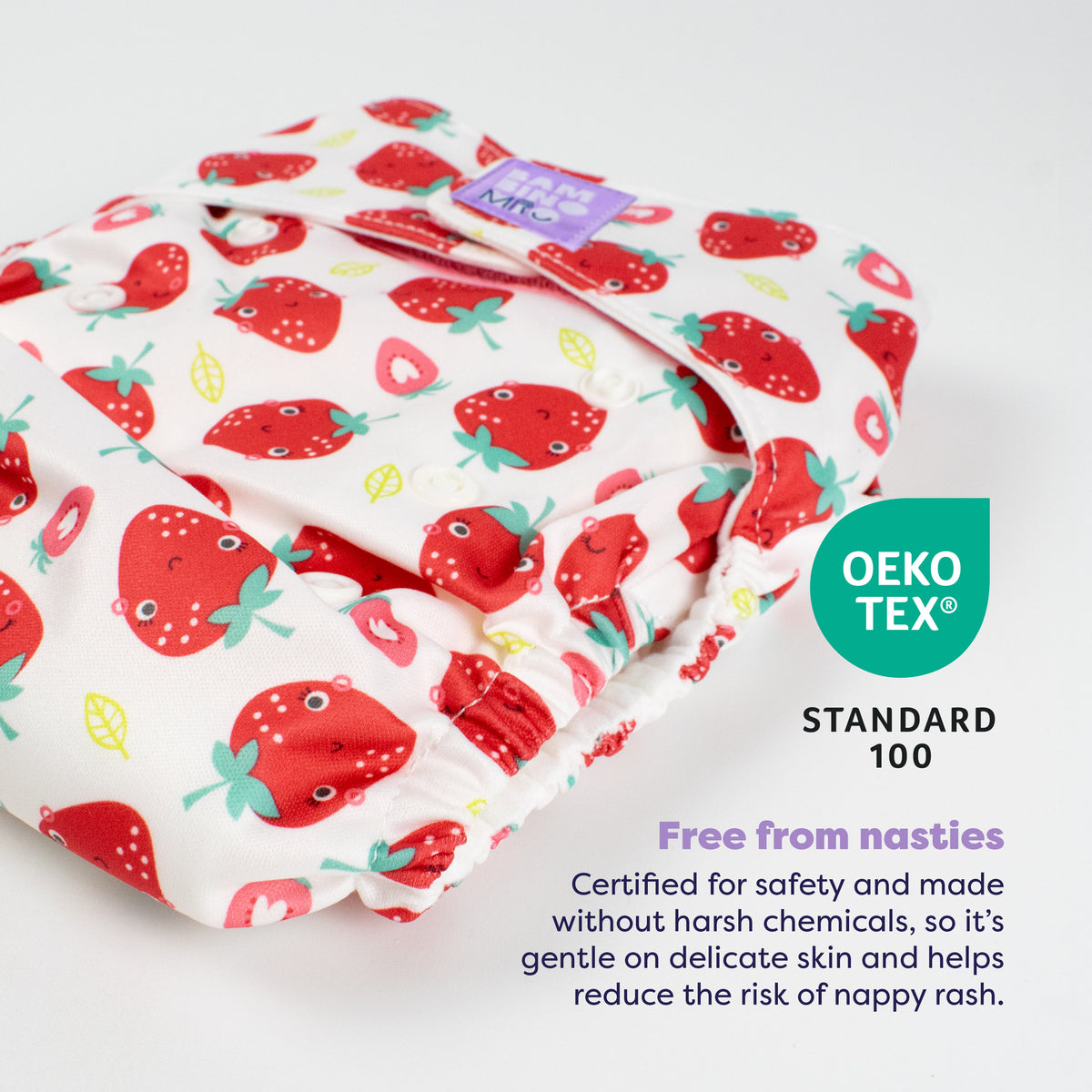 3 Pack Miosolo All-in-One Reusable Diaper in Bugs Life