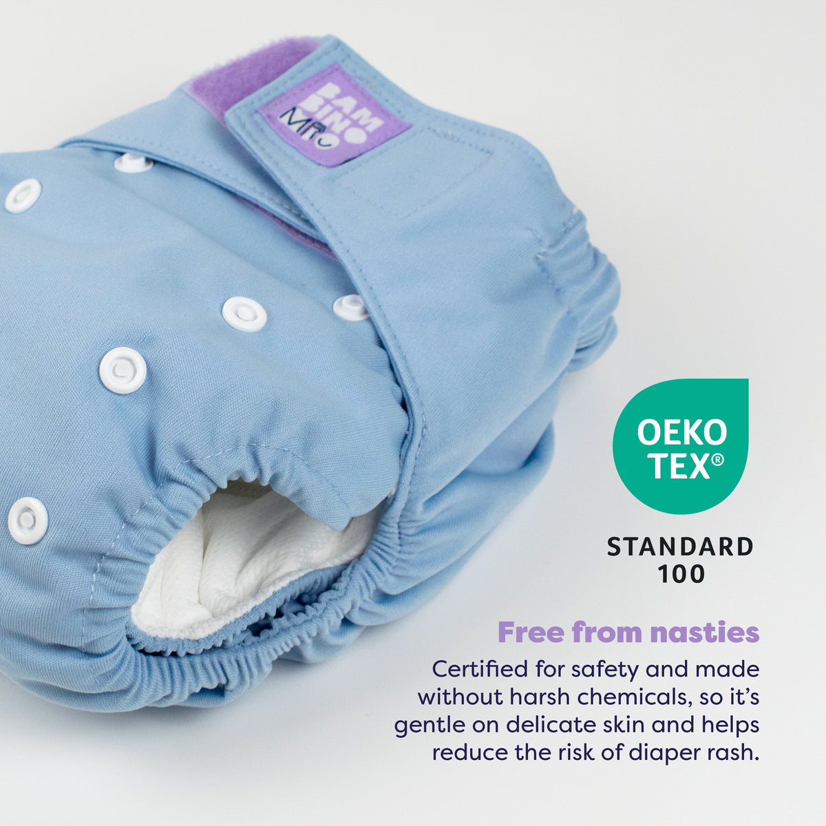 5 Pack Revolutionary Reusable Diaper Bundle in Paintbox Pastels - Bambino Mio (EU)