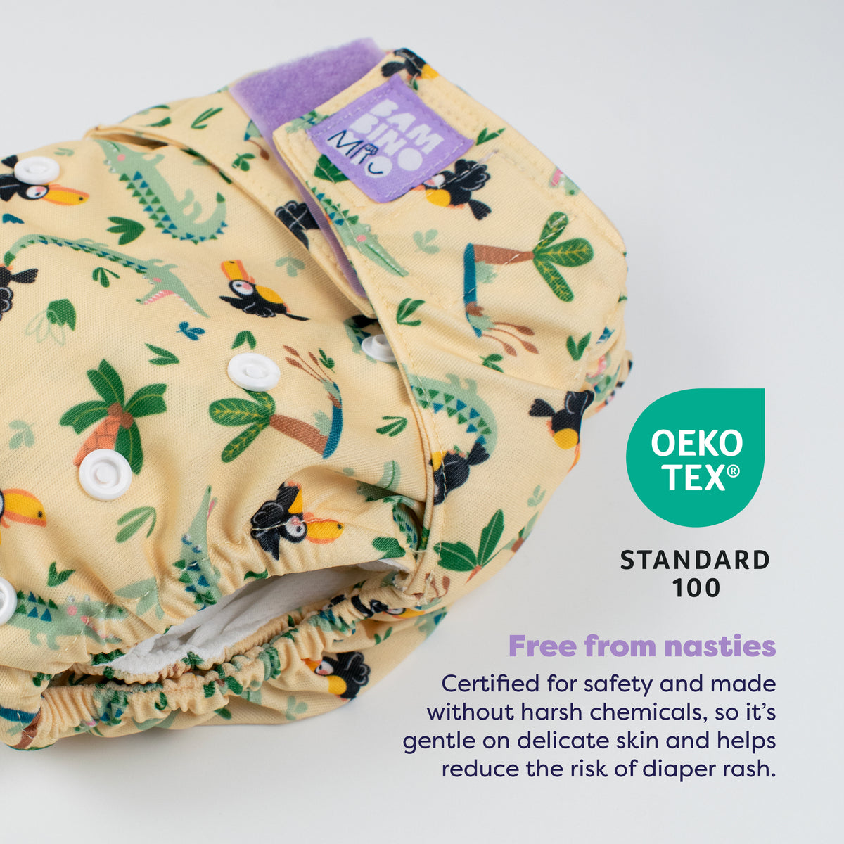 Revolutionary Reusable Diaper in River Rascals - Bambino Mio (EU)