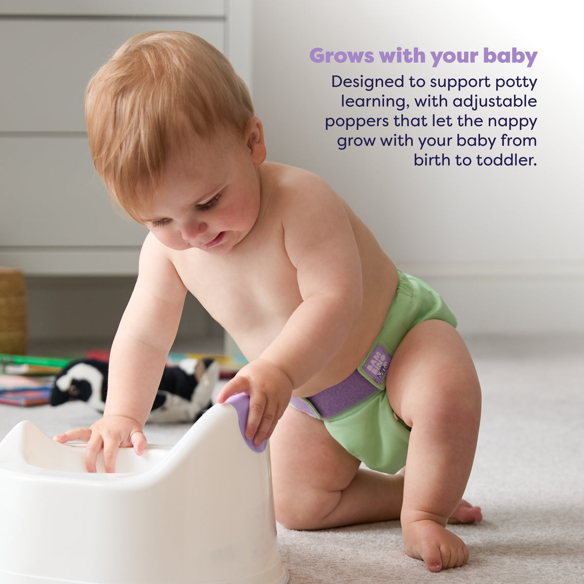 The Newborn Reusable Diaper Starter Bundle in Paintbox Pastels - Bambino Mio (EU)