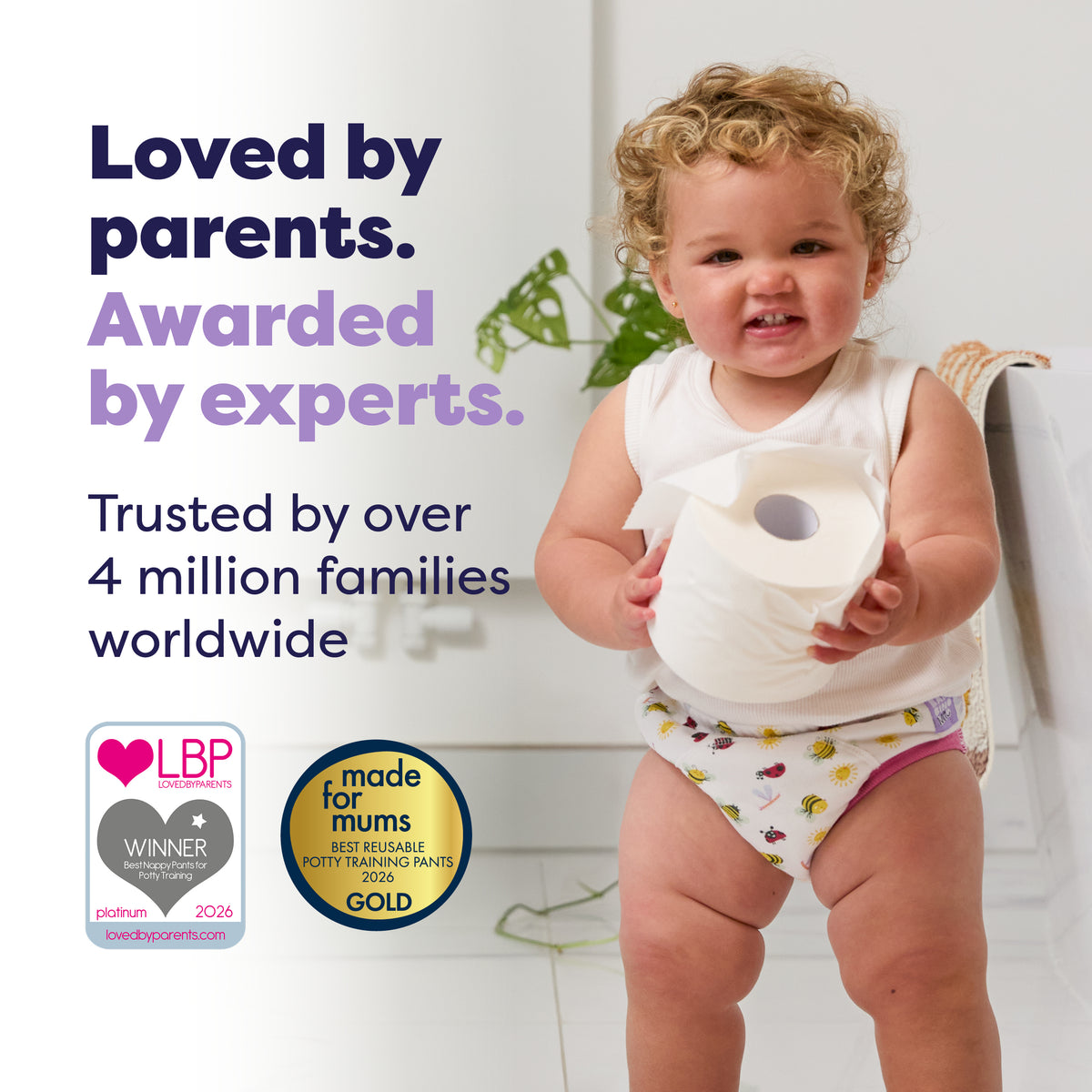 NEW: Reusable Potty Training Pants 5 Pack in Garden Party - Elite