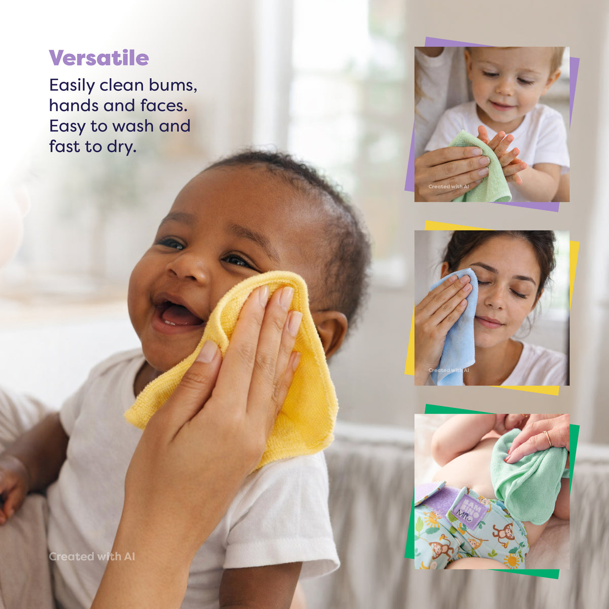 The Everything Reusable Diaper Bundle in Garden Party - Bambino Mio (EU)