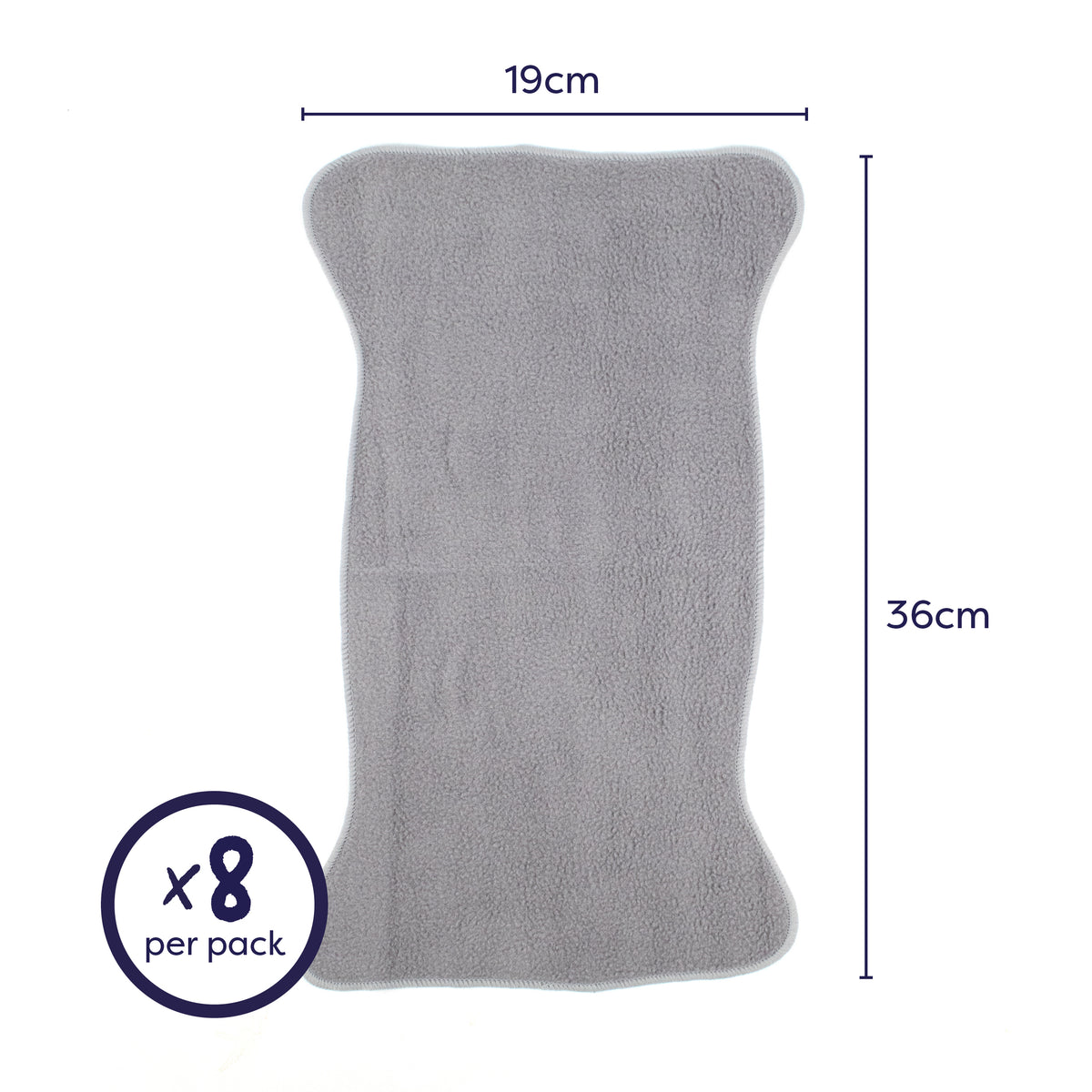Reusable Diaper Liners - 8 pack - Bambino Mio (EU)