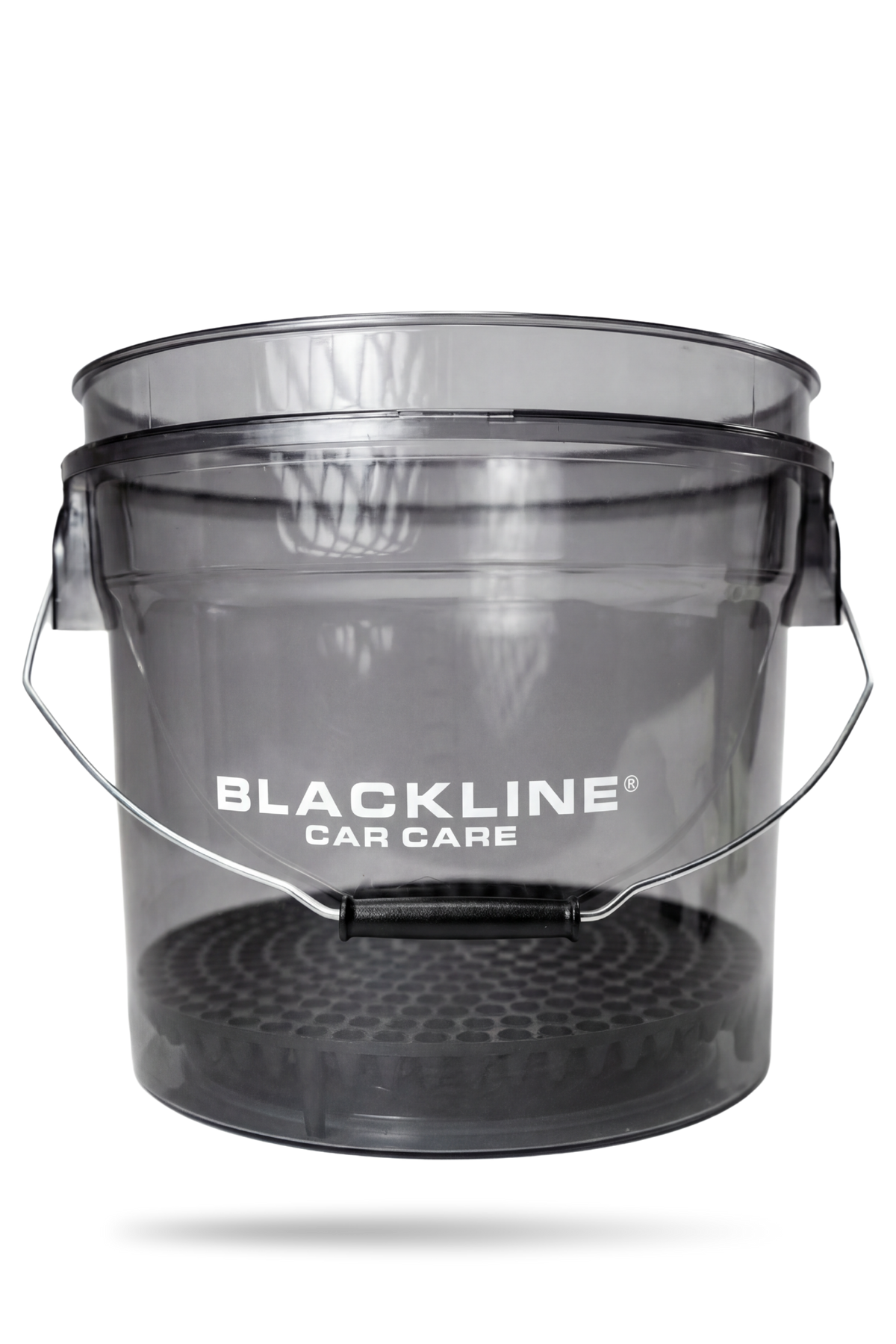 Blackline Detailing Bucket with grit guard, no lid view.