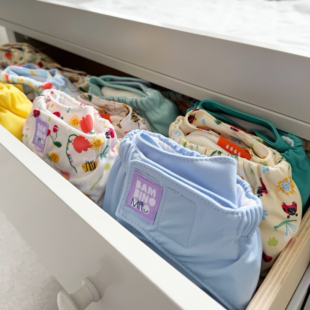 The Essentials Reusable Diaper Bundle in Garden Party + Pastels