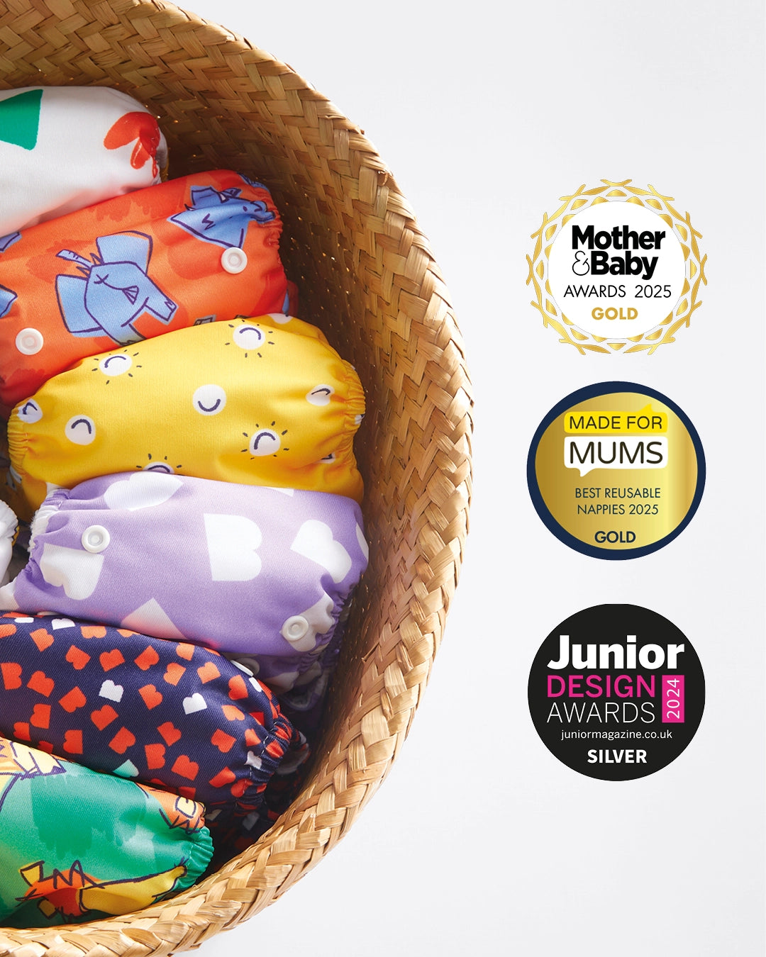 Diapers Only: 10 x Revolutionary Nappy Bundle - Bambino Mio (EU)
