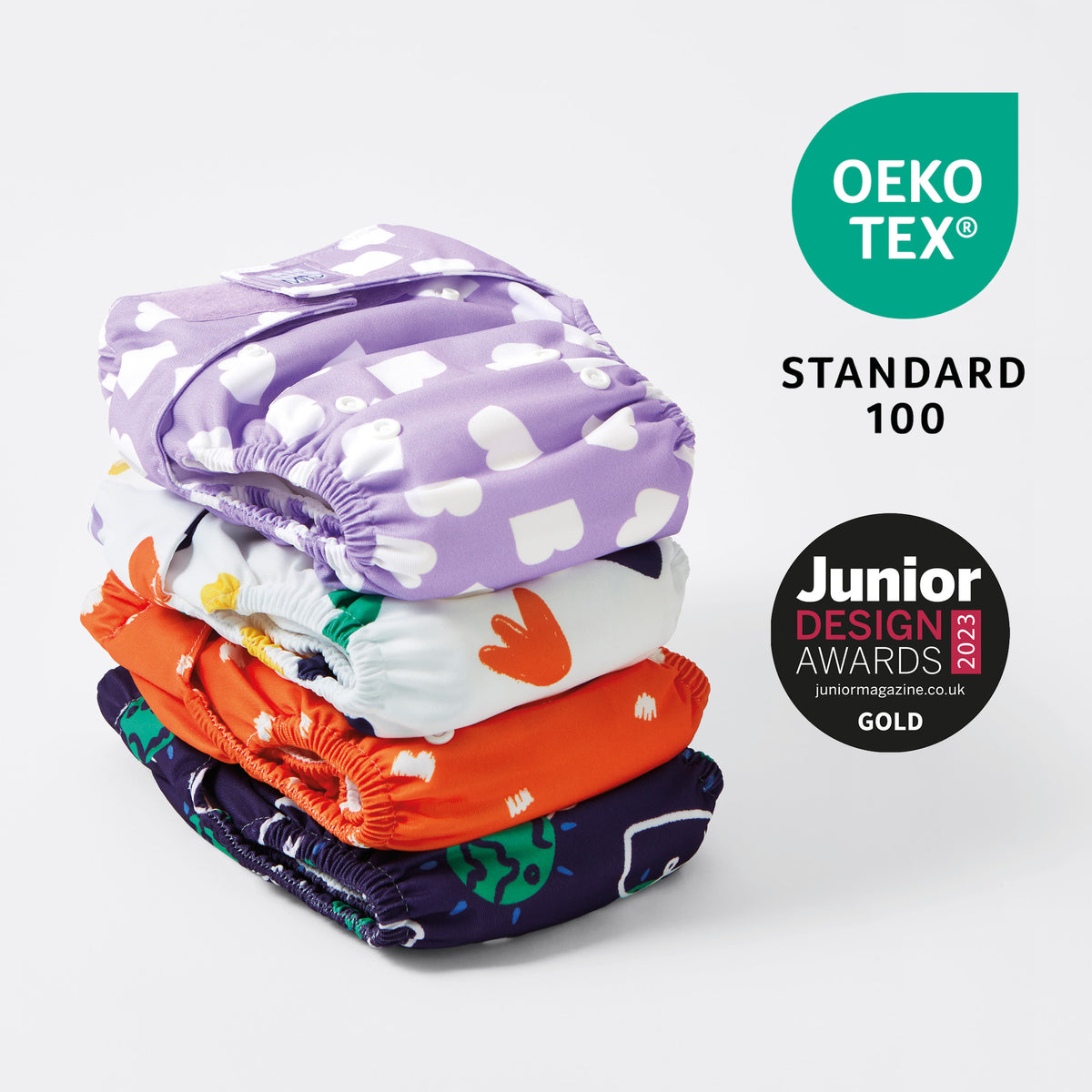 Revolutionary Reusable Diaper in Chomp - Bambino Mio (EU)
