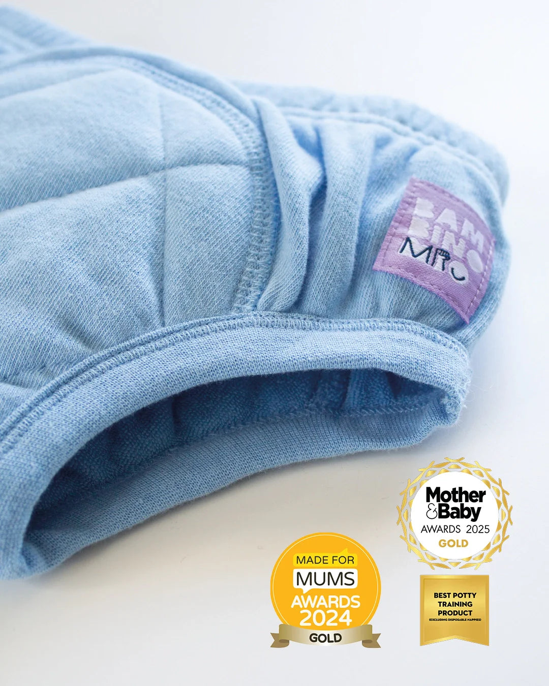 NEW Revolutionary Reusable Potty Training Pants with Cross-Stitch - Bambino Mio (EU)