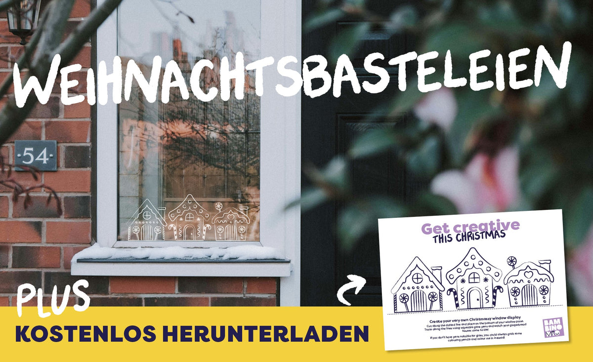 Weihnachtlicher Spaß: Einfache Weihnachtsbasteleien für Babys und Kleinkinder (mit kostenlosem Herunterladen)