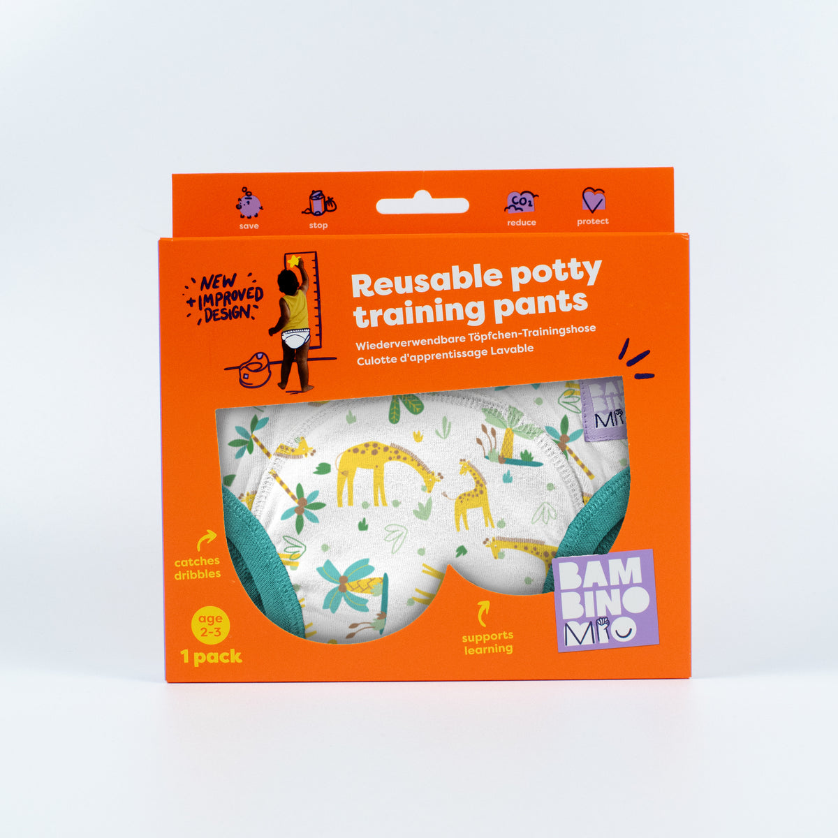 NEW: Reusable Potty Training Pants in Tall Tails - Elite - Bambino Mio (EU)