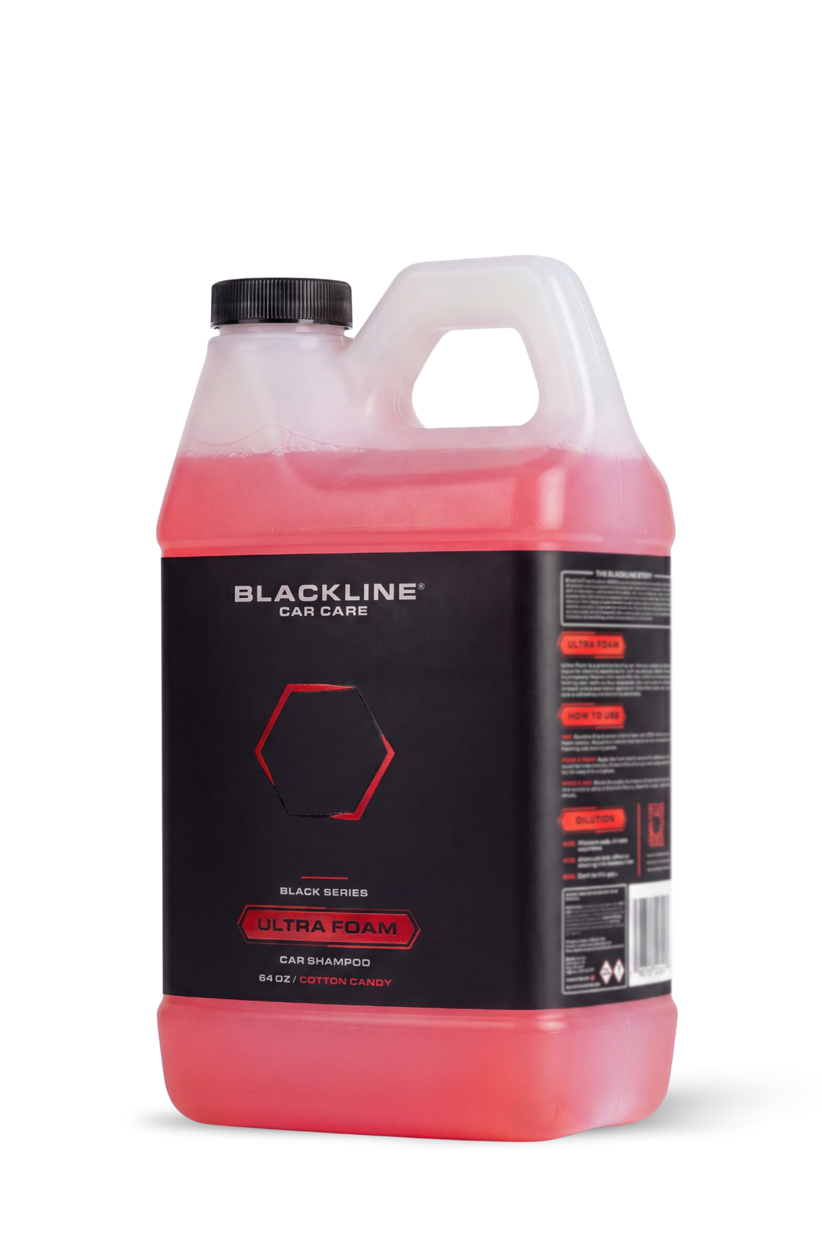 Blackline Ultra Foam Cotton Candy 64oz refill jug, standalone product shot.