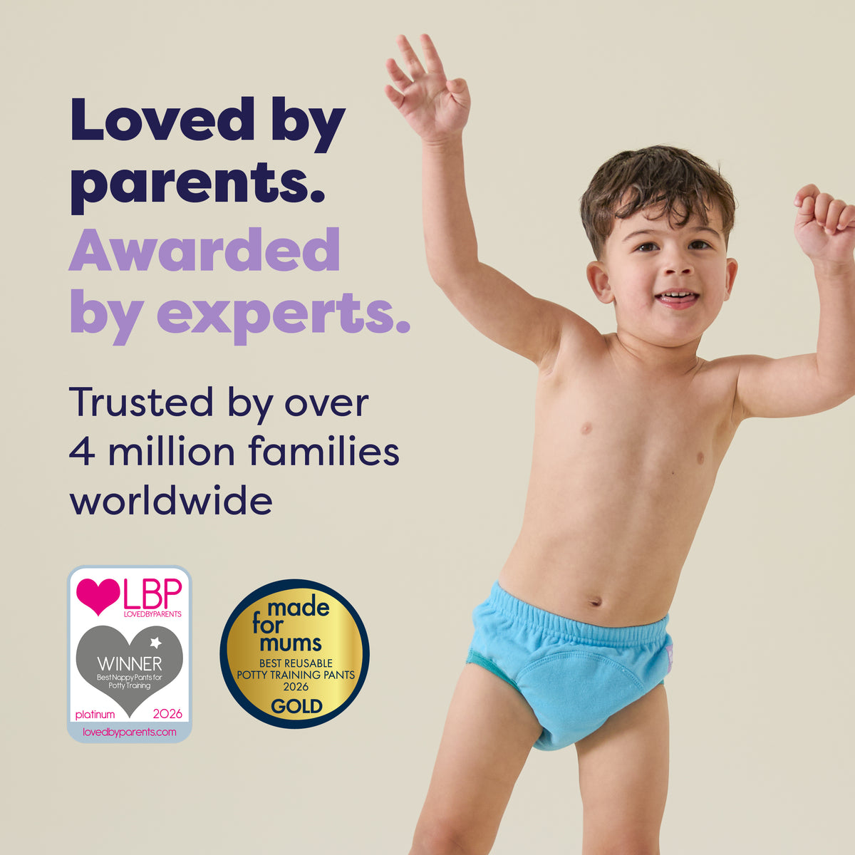 NEW: Reusable Potty Training Pants in Blue - Elite