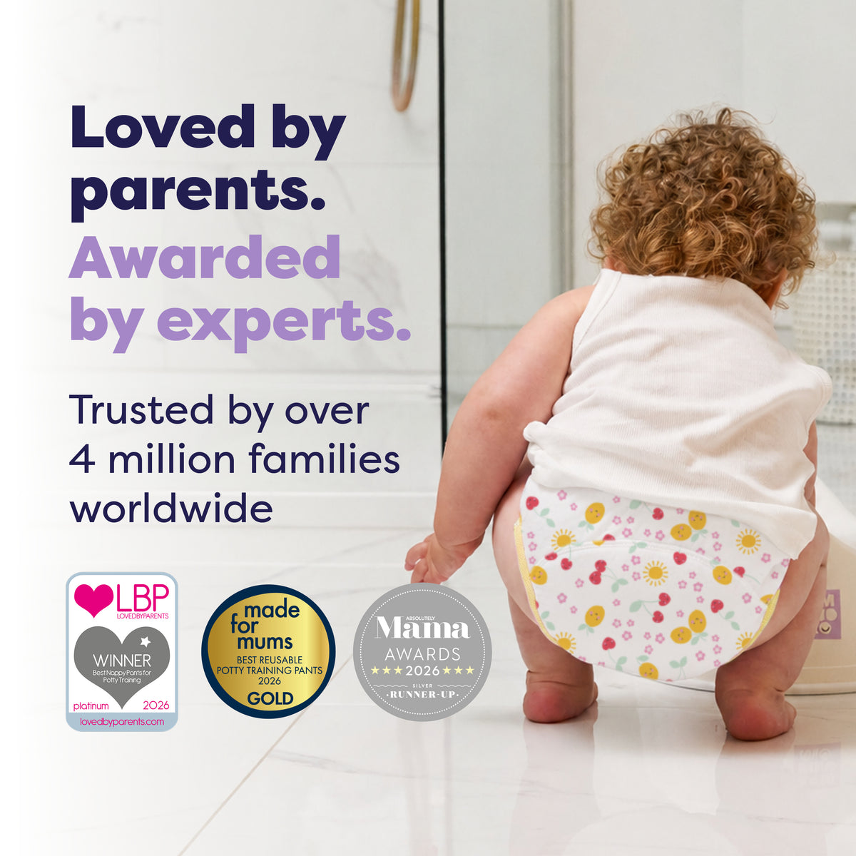 NEW: Reusable Potty Training Pants in Juicy Fruit