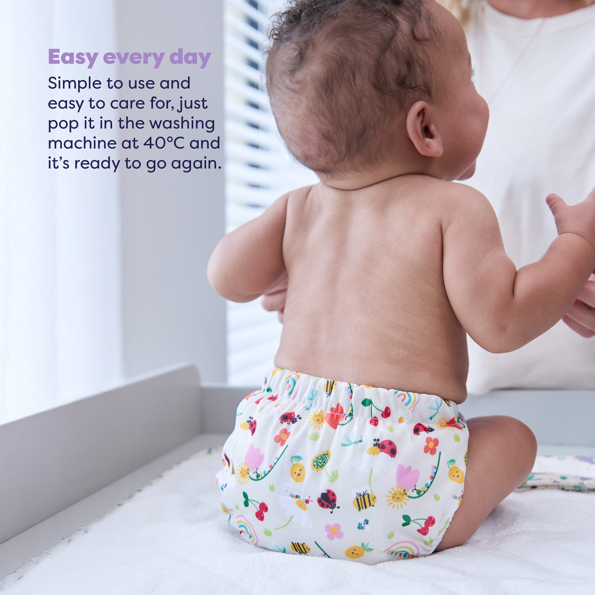 Revolutionary Reusable Diaper in Sunshine Friends - Bambino Mio (EU)