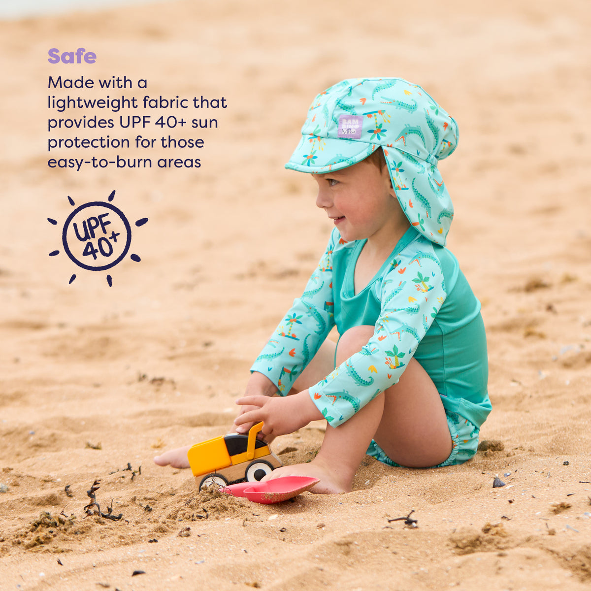 3-Piece Baby Swim Set in Crafty Croc