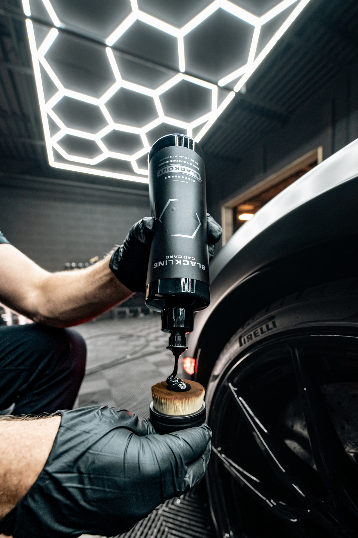Tire sidewall treatment from the Blackline Blackout Bundle.