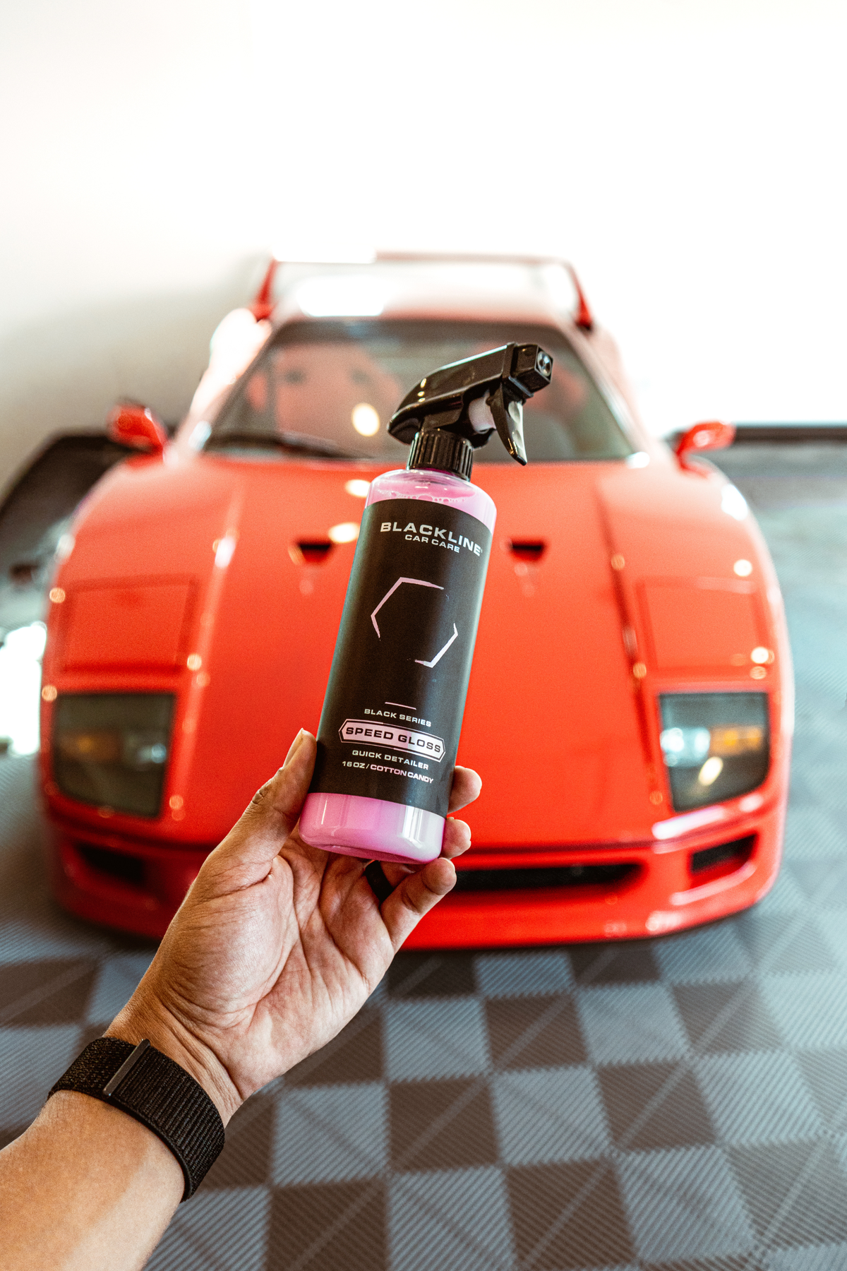 Blackline Speed Gloss feature graphic illustrating use case.