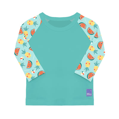 UPF 40+ Soft and Gentle Protective Swim Rash Vest in Tropical - Bambino Mio (EU)